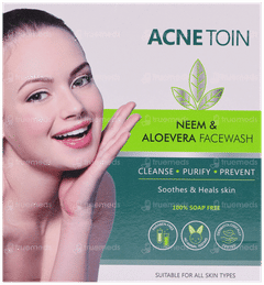 Acnetoin Active Neem And Aloevera Face Wash 70gm
